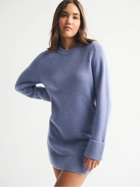 Abercrombie & Fitch Sweaters - Abercrombie & Fitch Lavender Crewneck Sweater Tunic